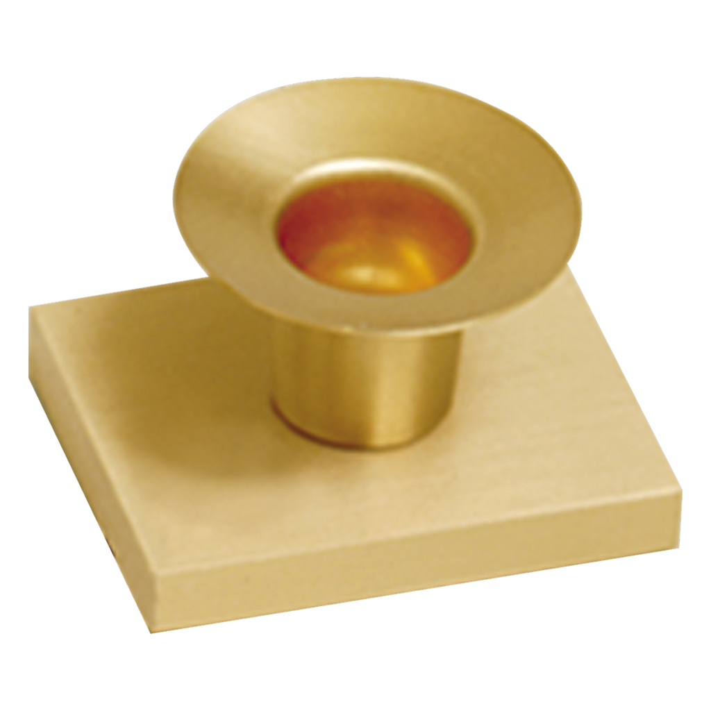 Koley's K17 satin brass crucifix – alternate view 2 of 2