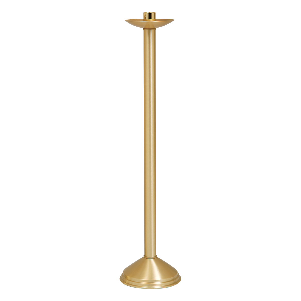 Koley's K171 satin brass paschal candlestick