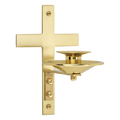Koley's K183 two-tone brass dedication candle bracket