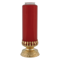 Koley's K195 gold plated devotional candle stand