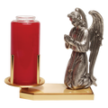 Koley's K202 gold and antique silver plated devotional candle holder