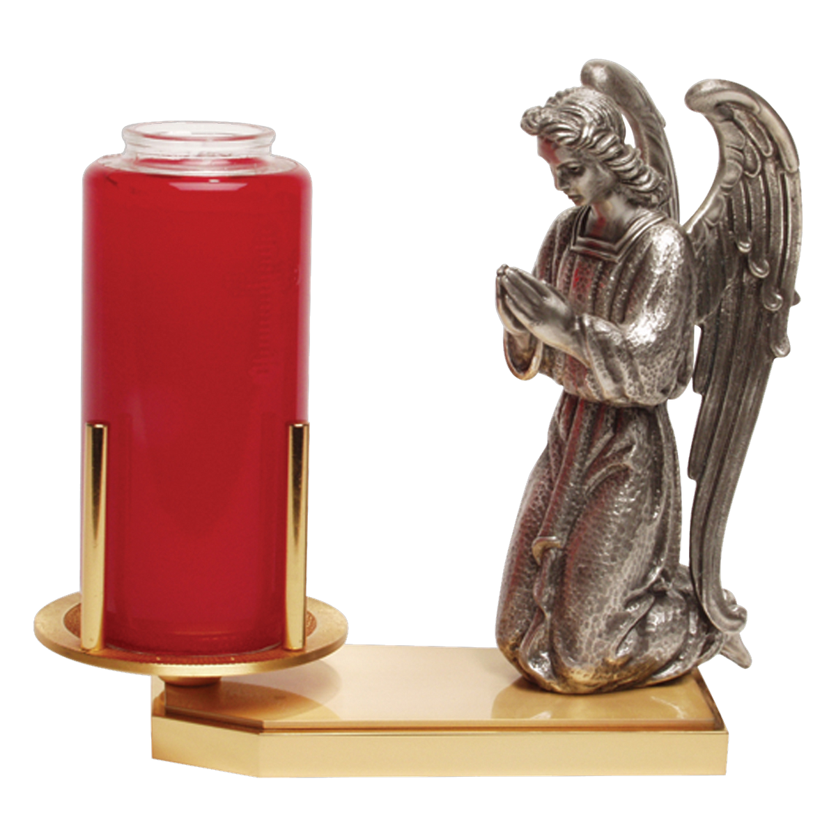 Koley's K202 gold and antique silver plated devotional candle holder