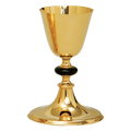 Koley's K206 24k gold plated chalice with scale paten
