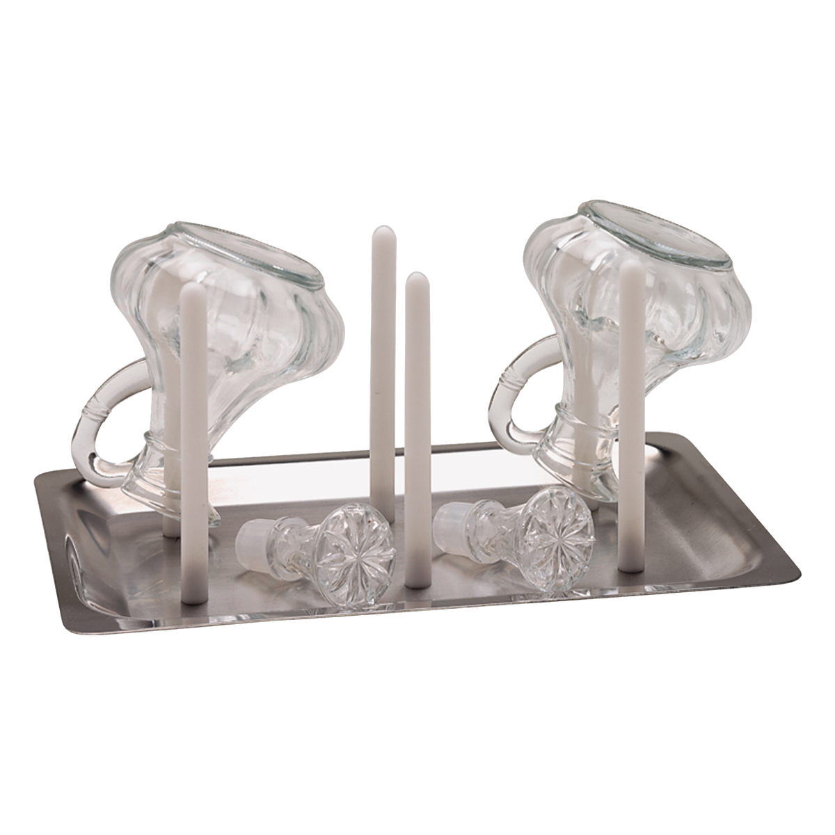 Koley's K26 stainless steel cruet drainer tray