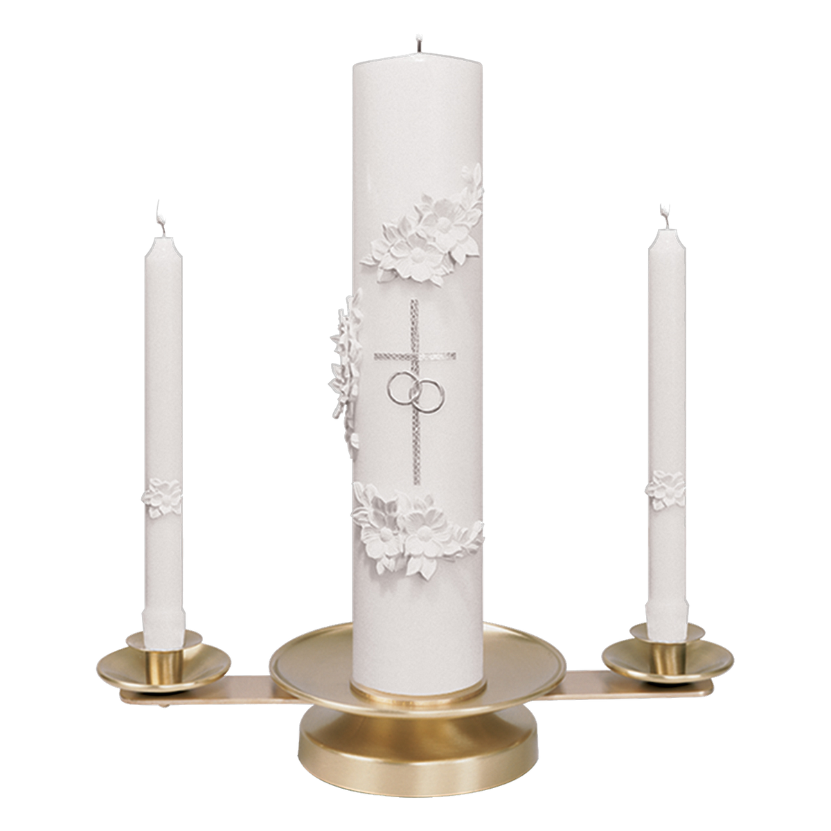 Koley's K322 brass wedding candelabra