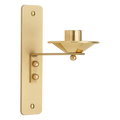 Koley's K339 two-tone brass wall candle holder