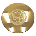 Koley's K389 gold scale paten with engraved Agnus Dei