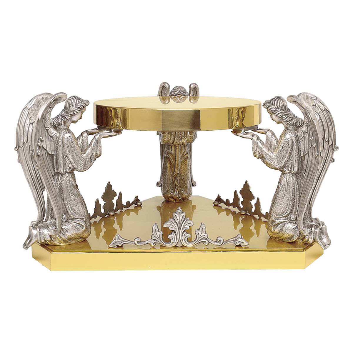 Koley's K403 gold thabor with three silver angels