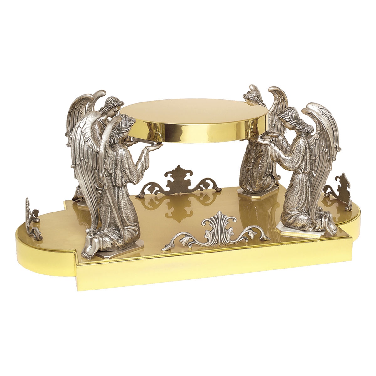 Koley's K404 gold thabor with four silver angels