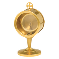 Koley's K444 gold plated chapel monstrance with acrylic glass luna