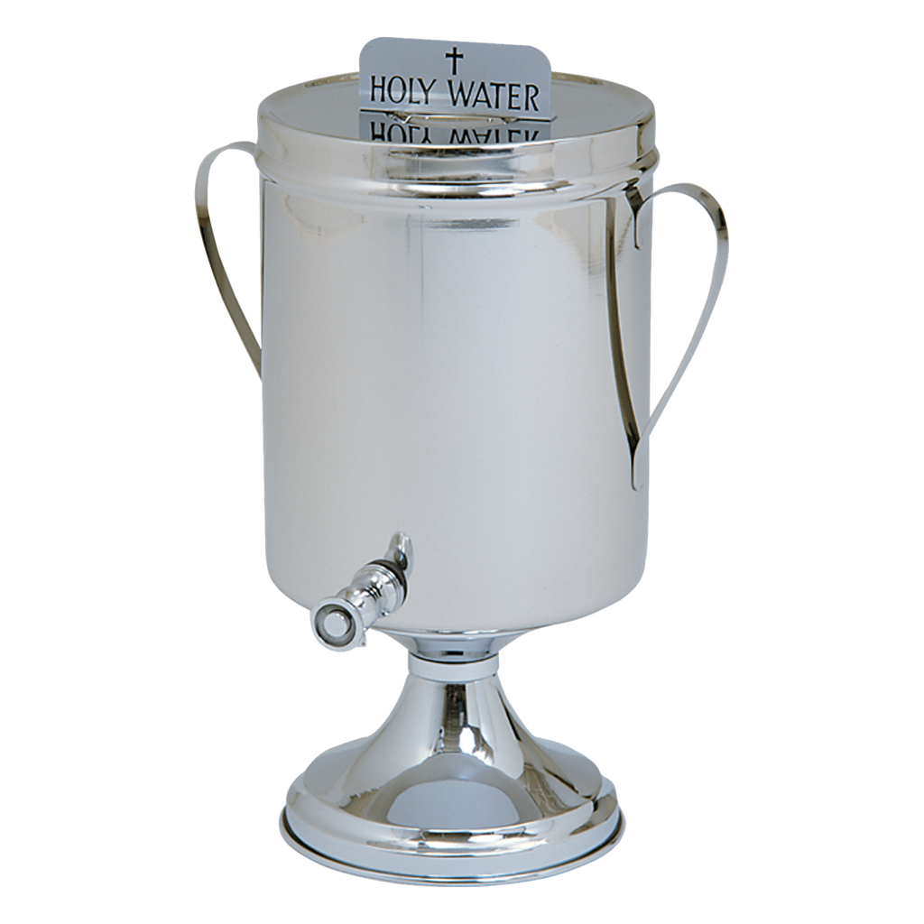 Koley's K449 holy or baptismal water urn with sign – alternate view 2 of 2
