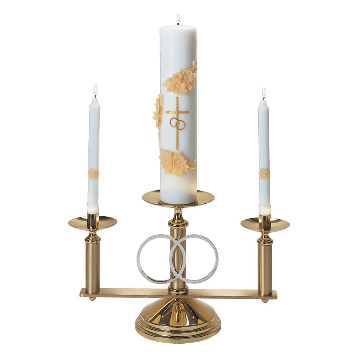 Koley's K475 solid brass wedding candelabra