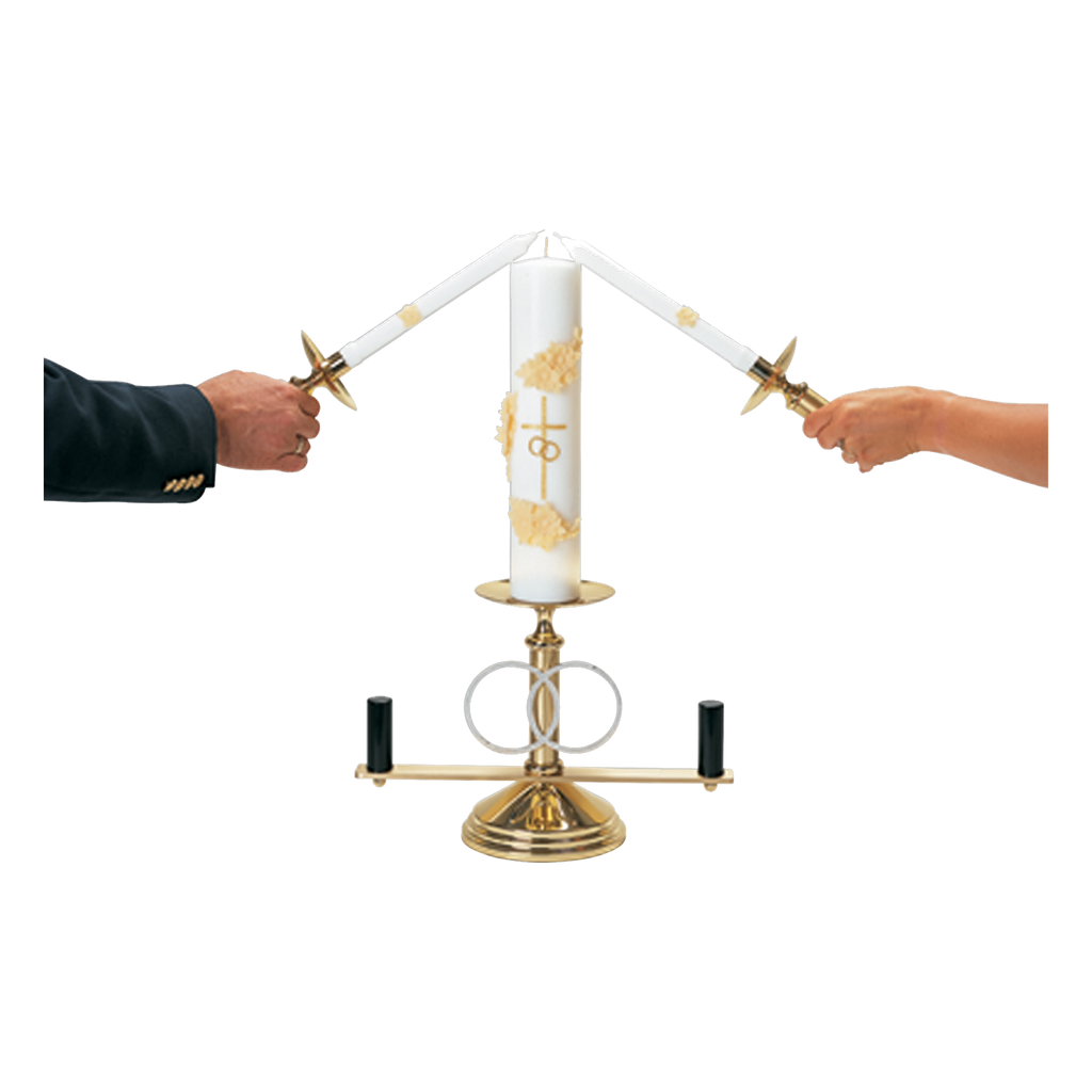 Koley's K475 solid brass wedding candelabra – alternate view 2 of 2