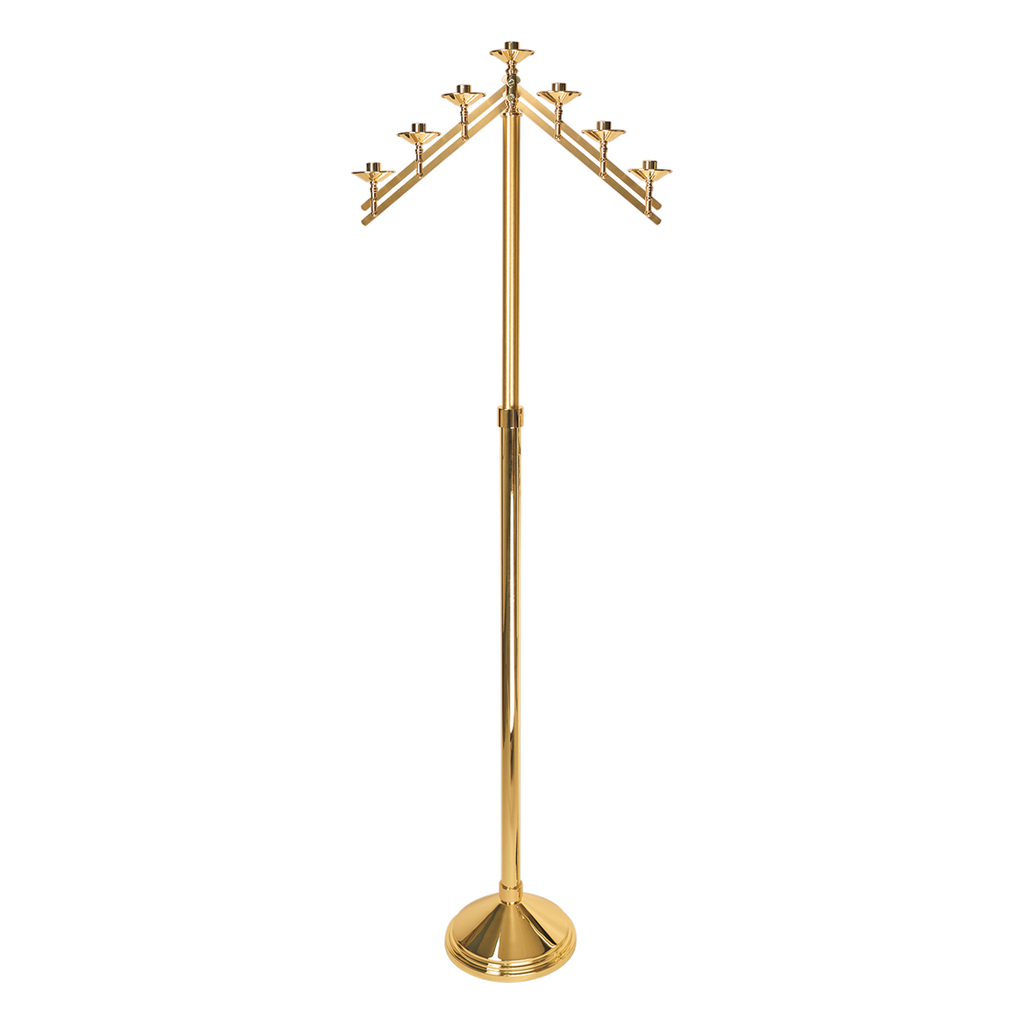 Koley's K486 floor candelabra with adjustable arms – alternate view 2 of 2