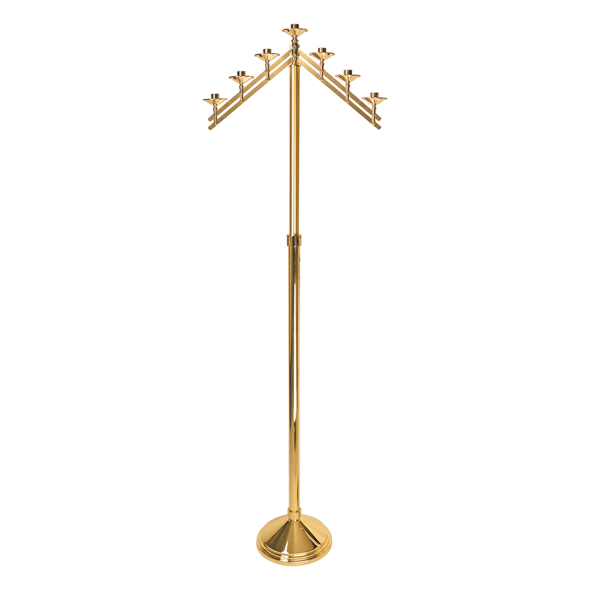 Koley's K486 floor candelabra with adjustable arms – alternate view 2 of 2