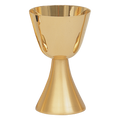 Koley's K51 satin 24k gold plated chalice with scale paten