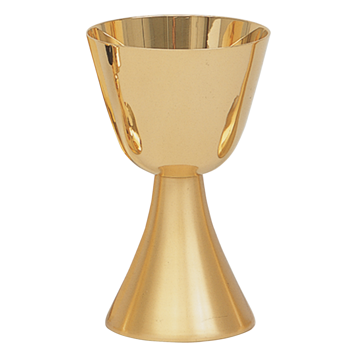 Koley's K51 satin 24k gold plated chalice with scale paten