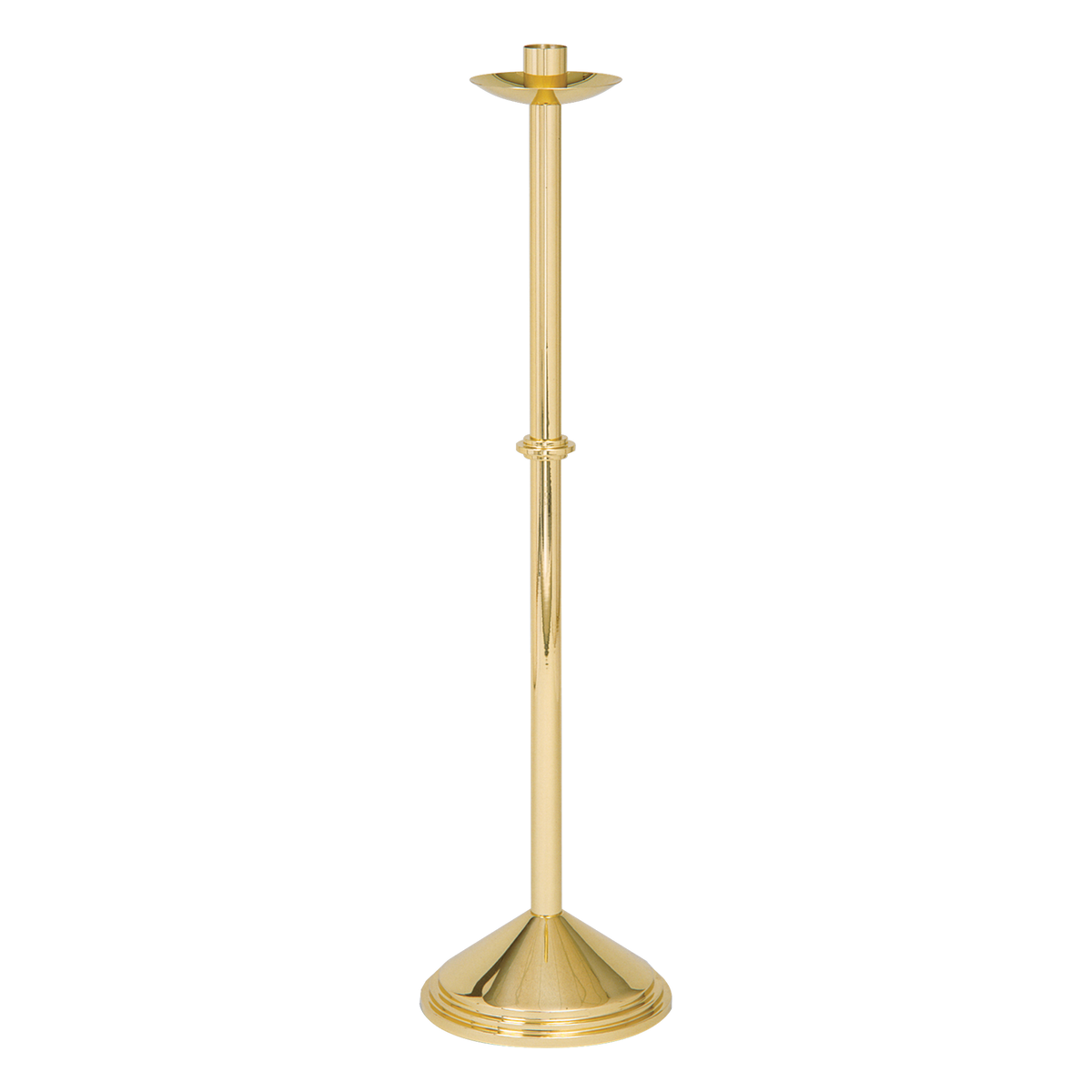 Koley's K558 high polish brass paschal candlestick