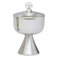 Koley's K566 stainless steel ciborium with satin base