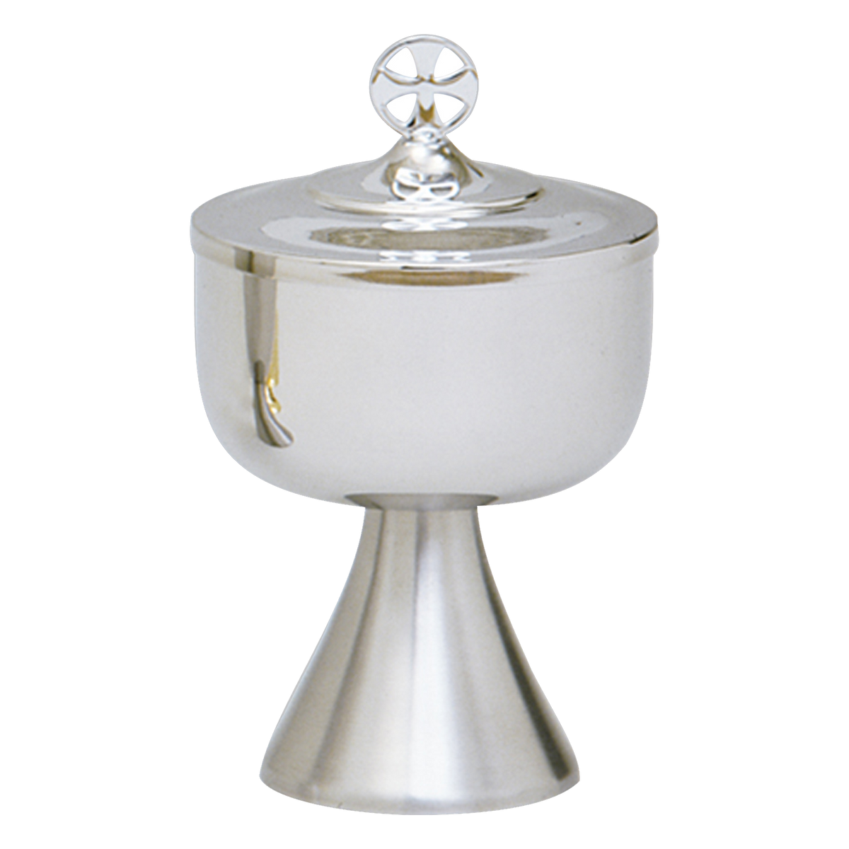 Koley's K566 stainless steel ciborium with satin base