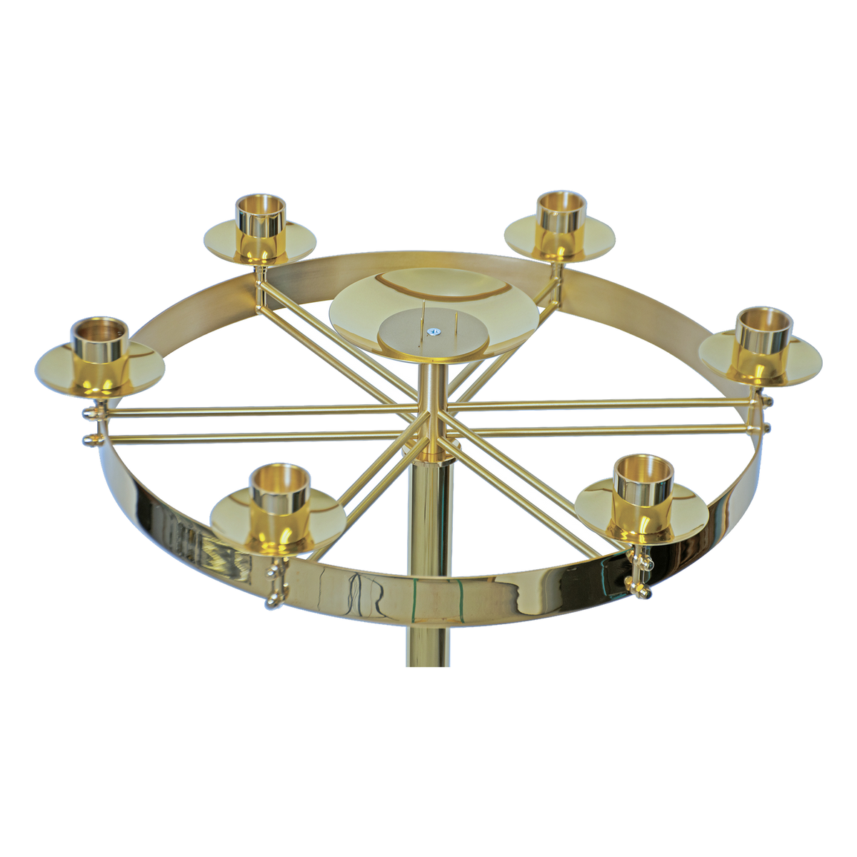 Koley's K619 two-tone brass Lenten wreath – alternate view 2 of 2