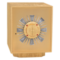 Koley's K659 gold plated tabernacle with silver rays