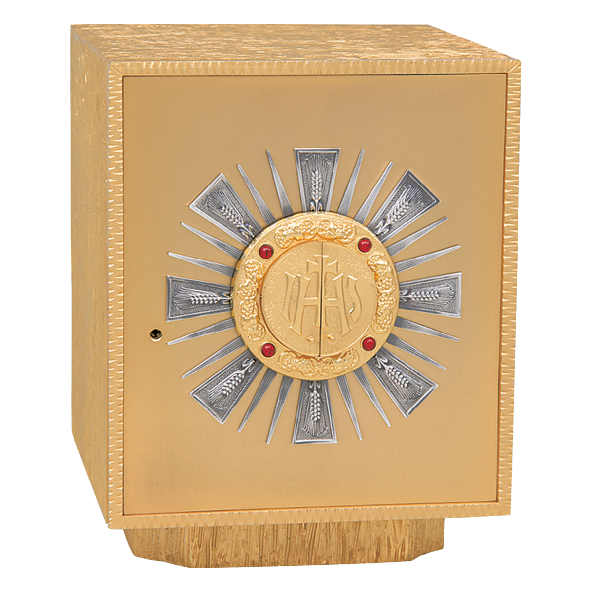 Koley's K659 gold plated tabernacle with silver rays