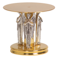 Koley's K681 two-tone gold thabor with three silver angels
