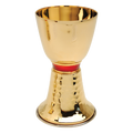 Koley's K719 gold plated chalice with red node