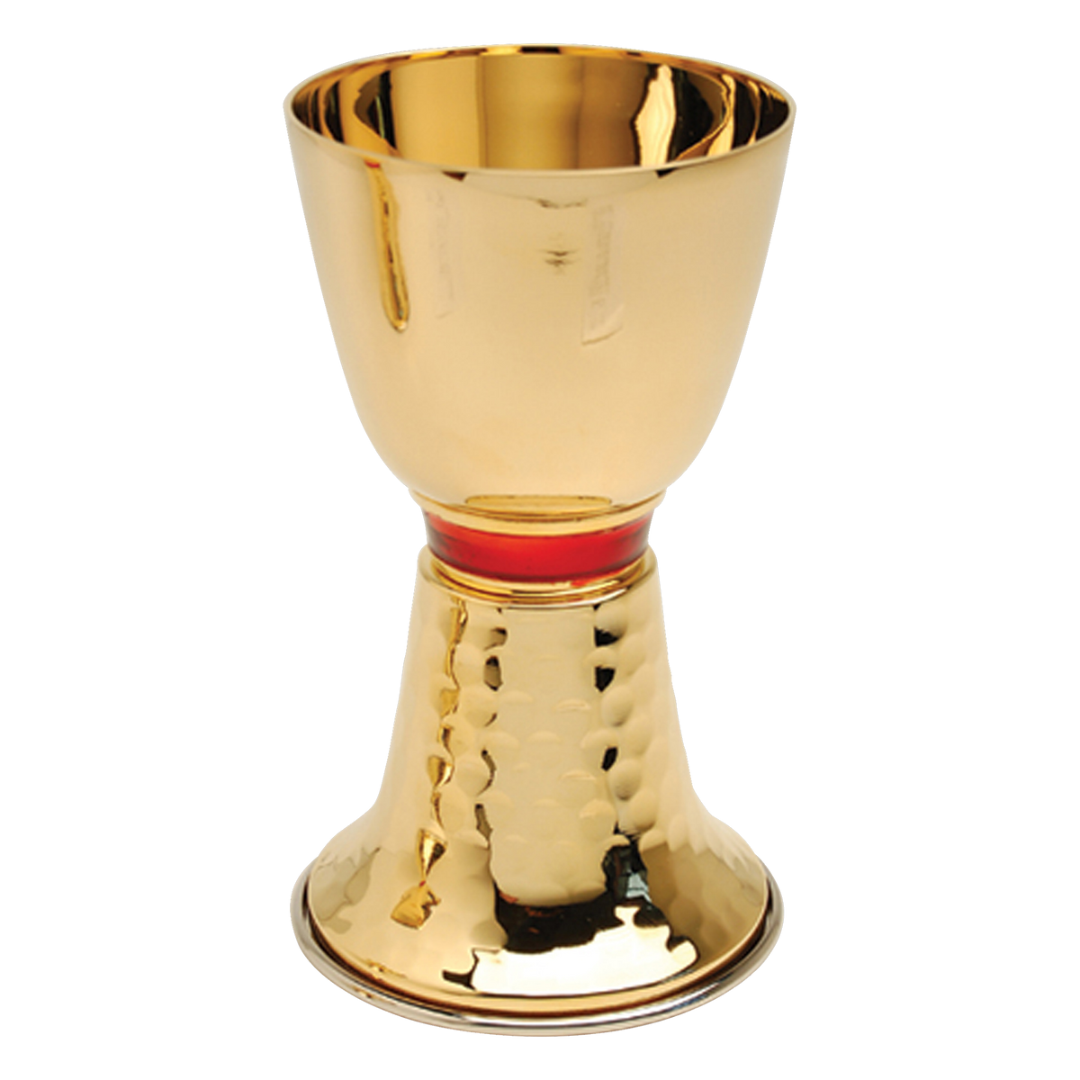 Koley's K719 gold plated chalice with red node