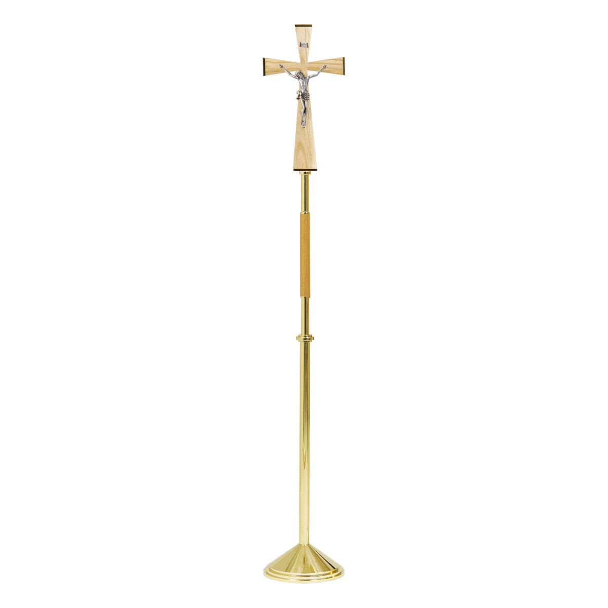 Koley's K757 processional crucifix with oak cross