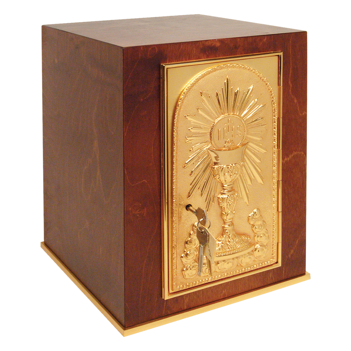 Koley's K904 wood tabernacle with gold plated door