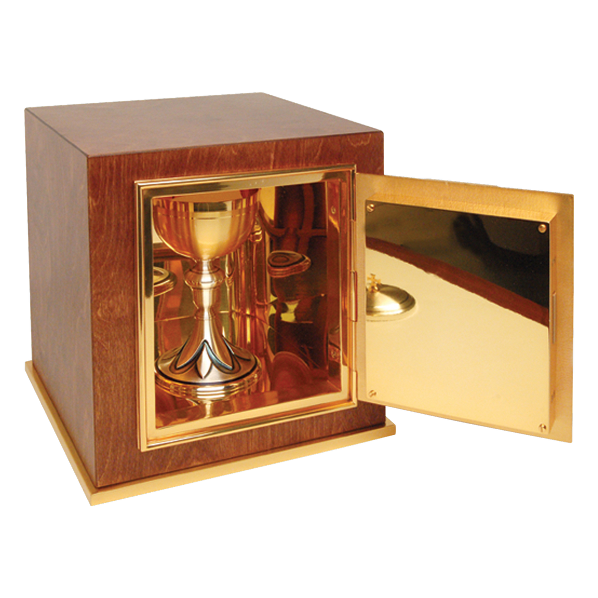 Koley's K905 wood tabernacle with gold plated door – alternate view 2 of 2