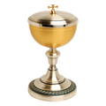Koley's K925 gold plated and oxidized silver ciborium