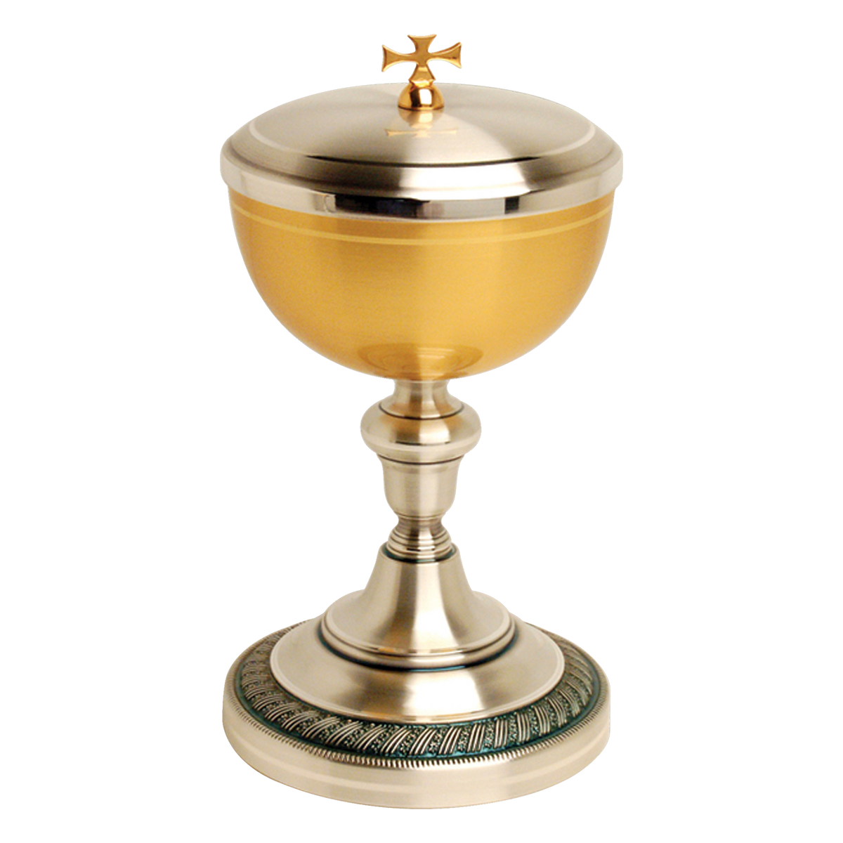 Koley's K925 gold plated and oxidized silver ciborium