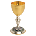 Koley's K928 gold plated and oxidized silver chalice