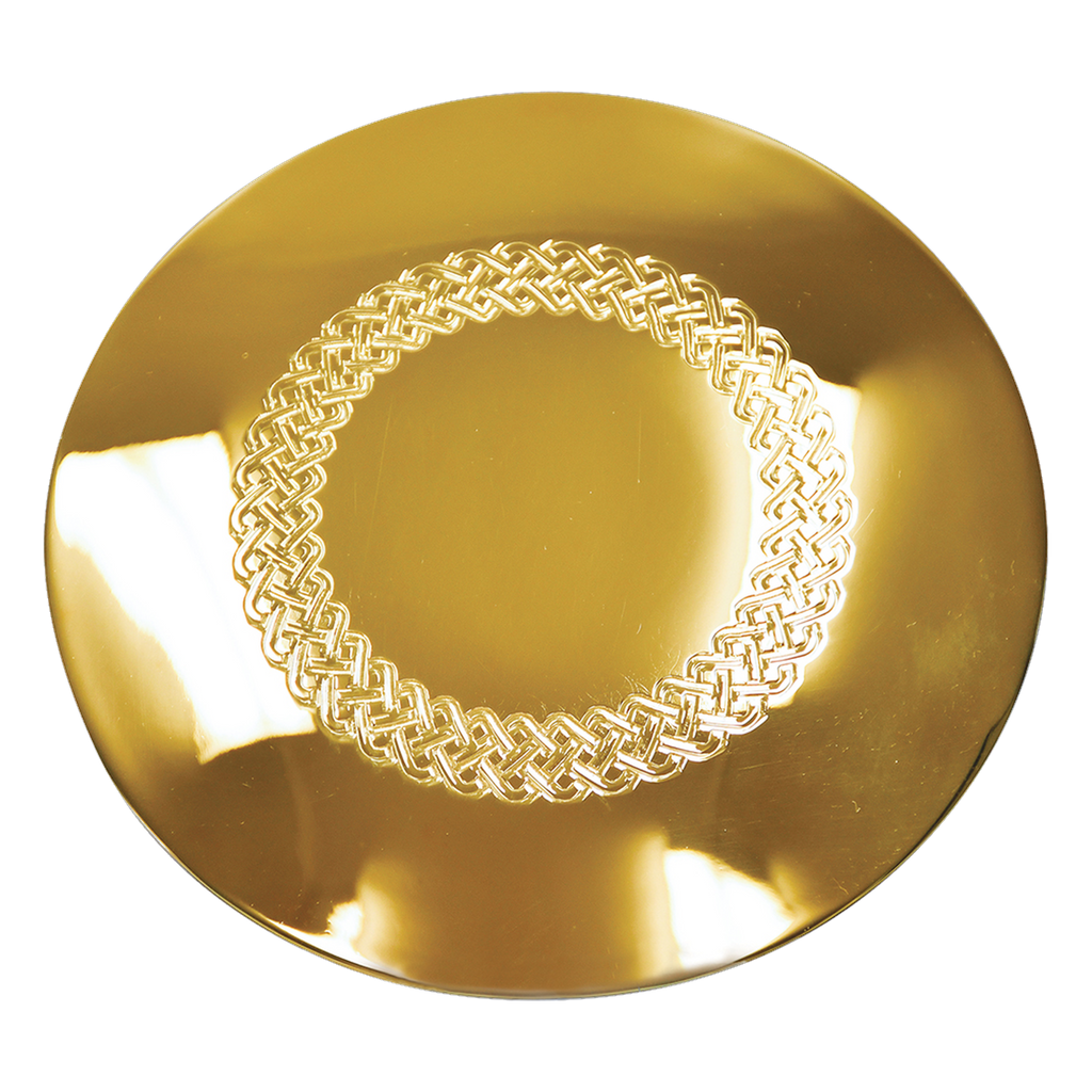 Koley's K972 gold plated chalice with engraved Celtic design – alternate view 2 of 2