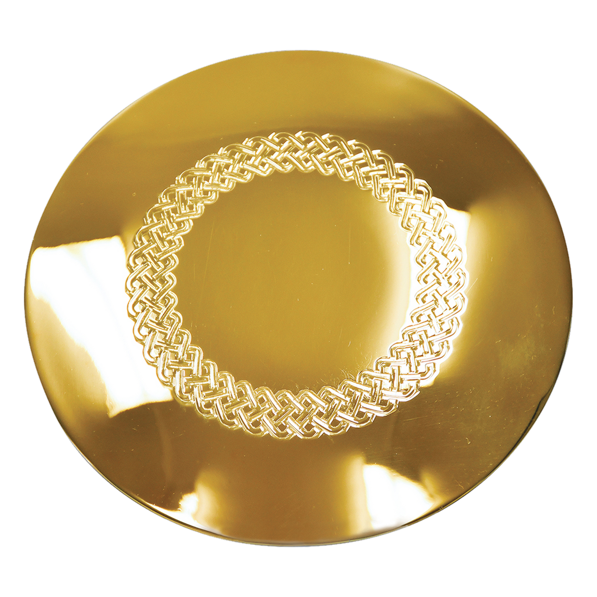 Koley's K972 gold plated chalice with engraved Celtic design – alternate view 2 of 2