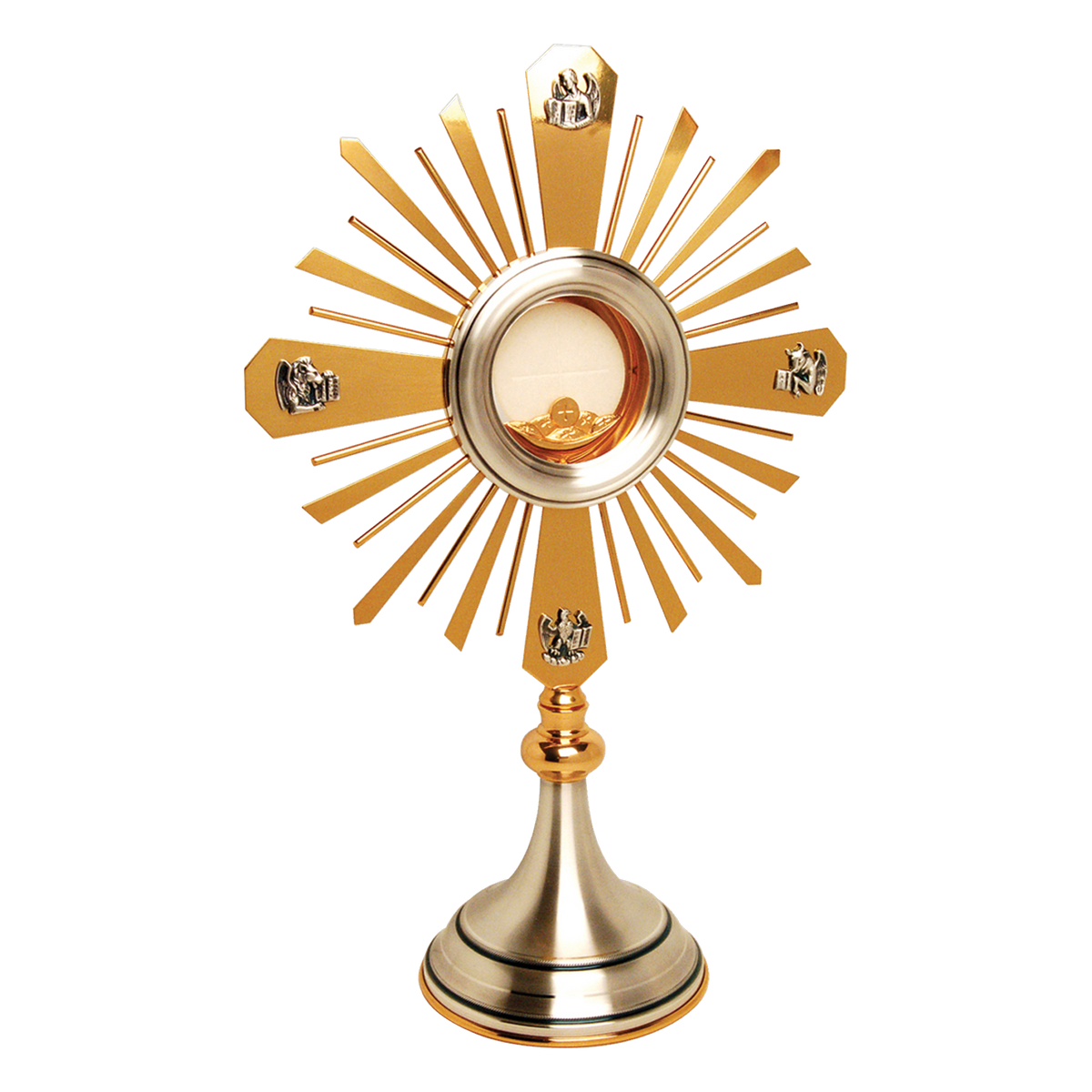 Koley's K984 gold and silver monstrance with Four Evangelists