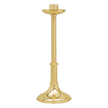 Koley's K99 low profile two-tone brass paschal candle holder