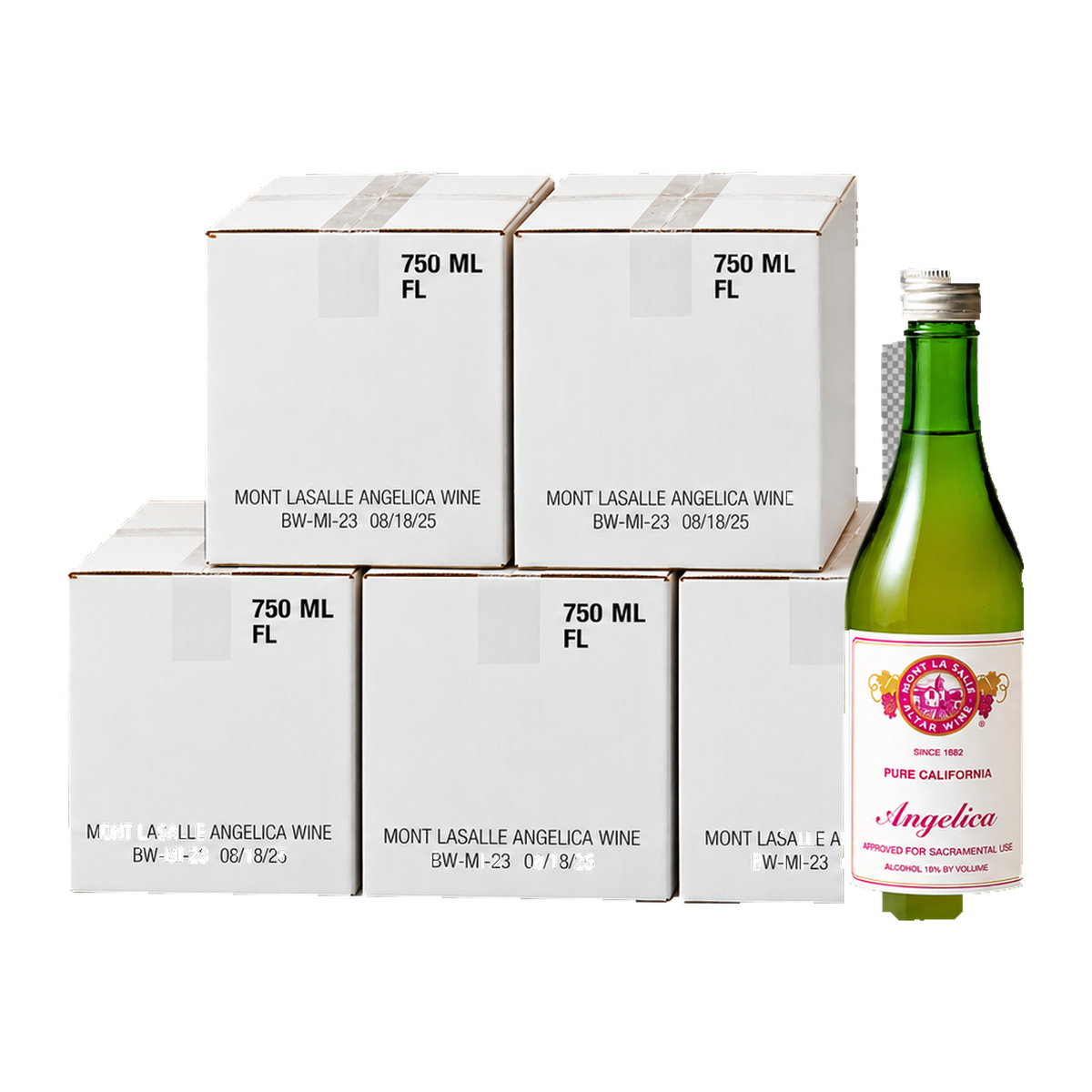 Mont La Salle Angelica Altar Wine 5 plus cases corrected