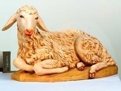 Fontanini 50" Seated Sheep Nativity Figure, Style 52340