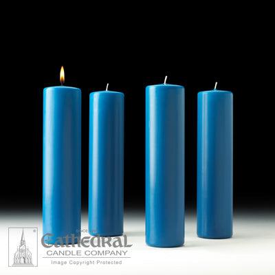 Stearine Pillar Advent Candles Cathedral Candle Company