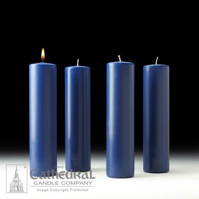 Stearine Pillar Advent Candles Cathedral Candle Company