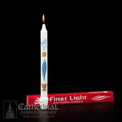 FIRST LIGHT BAPTISM CANDLE