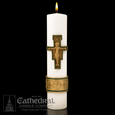 Cross of St. Francis Christ Candle