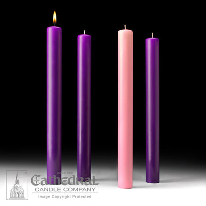 Advent Church Candle Sets 51% Beeswax