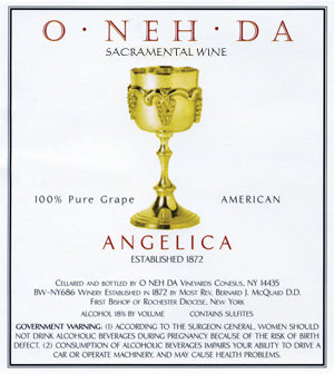 O*NEH*DA Angelica Altar Wine