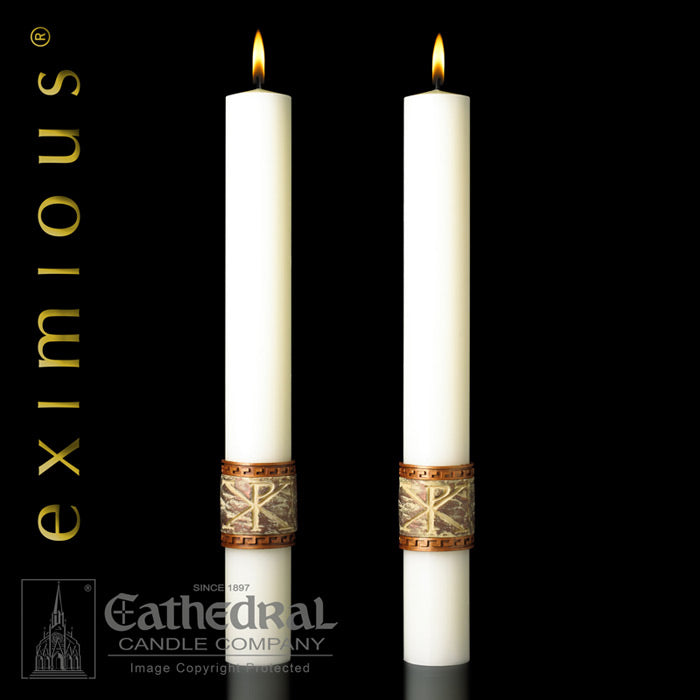 EXIMIOUS "LUKE 24" COMPLEMENTING ALTAR CANDLES
