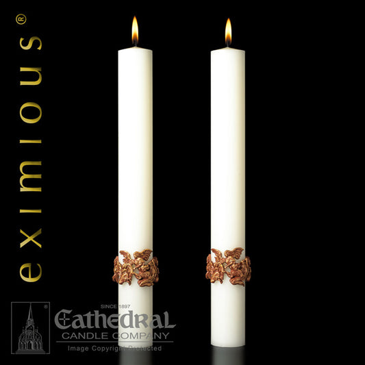 EXIMIOUS "MOUNT OLIVET" COMPLEMENTING ALTAR CANDLES